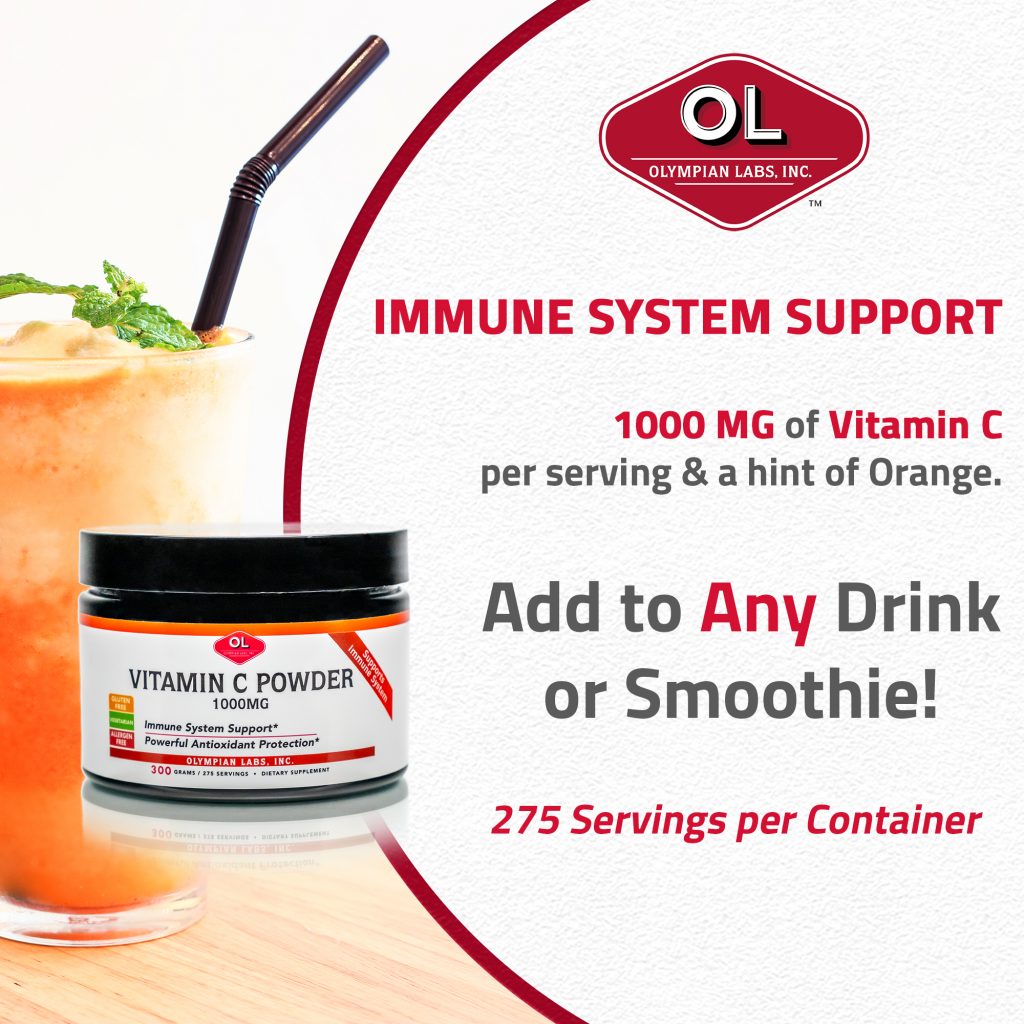 Vitamin C Powder - 1000 MG of Vitamin C per serving | Olympian Labs